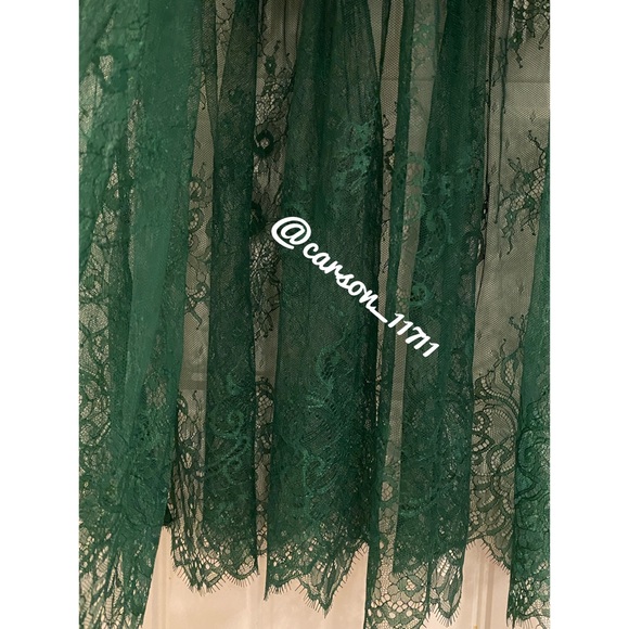 NWT Self Portrait Green Fine Lace Dress US4 - Picture 12 of 12